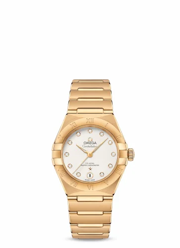 Omega Constellation Manhattan 29 Co-Axial Master Chronometer Yellow Gold / Silver 131.50.29.20.52.002 (13150292052002)